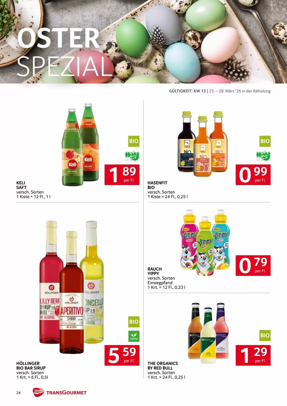 Transgourmet Flugblatt (ab 23.03.2026) - Angebote und Prospekt - Seite 24