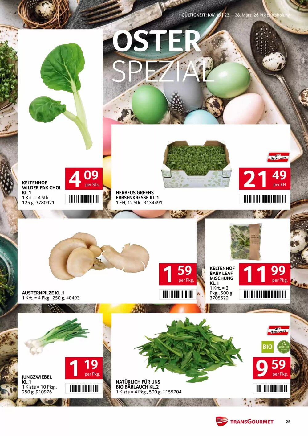 Transgourmet Flugblatt (ab 23.03.2026) - Angebote und Prospekt - Seite 25