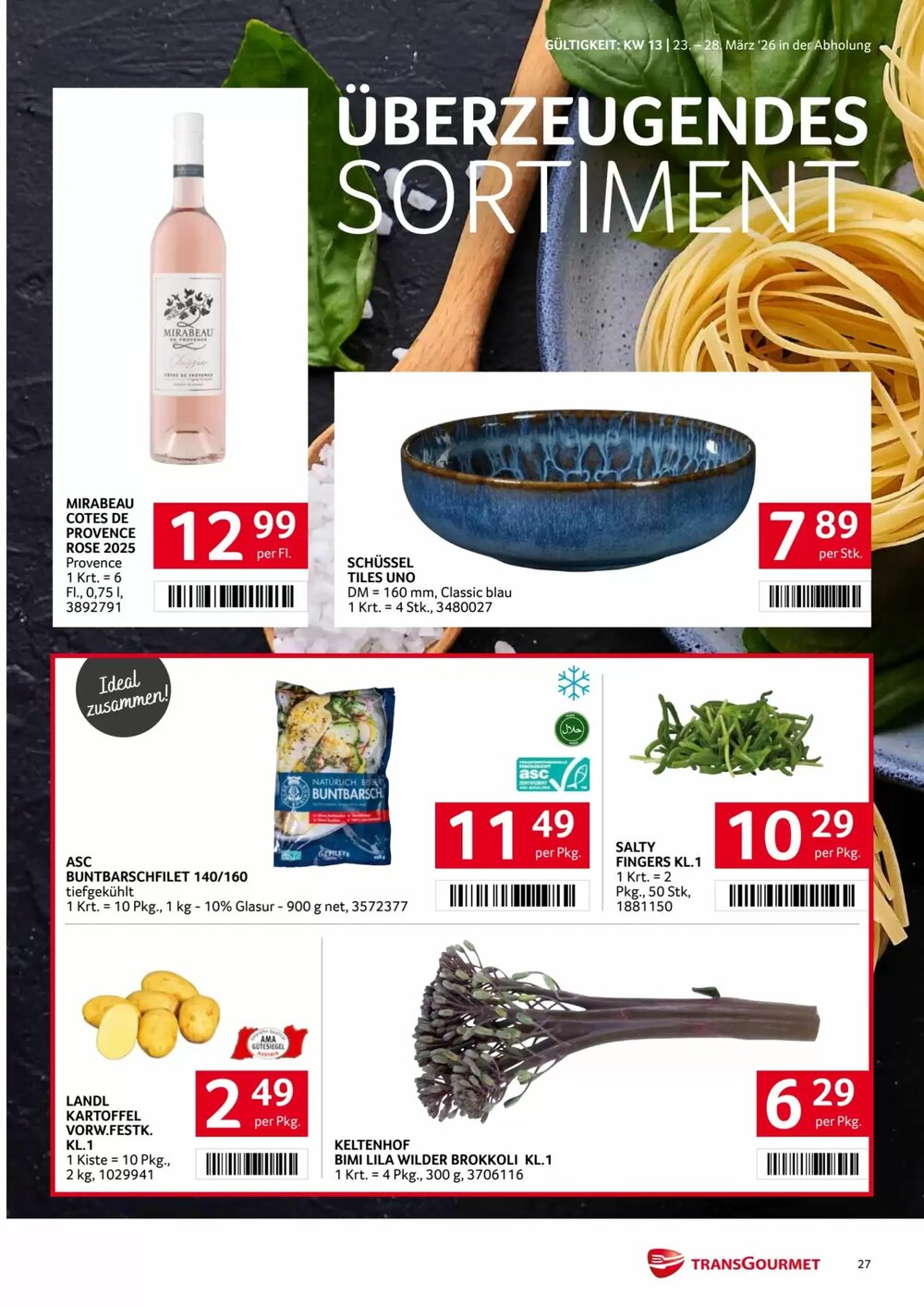 Transgourmet Flugblatt (ab 23.03.2026) - Angebote und Prospekt - Seite 27