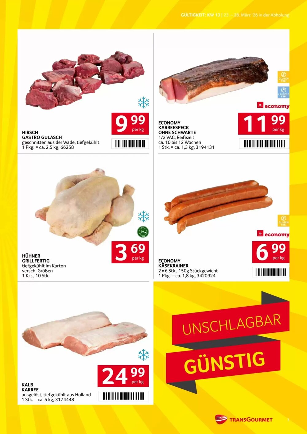 Transgourmet Flugblatt (ab 23.03.2026) - Angebote und Prospekt - Seite 3