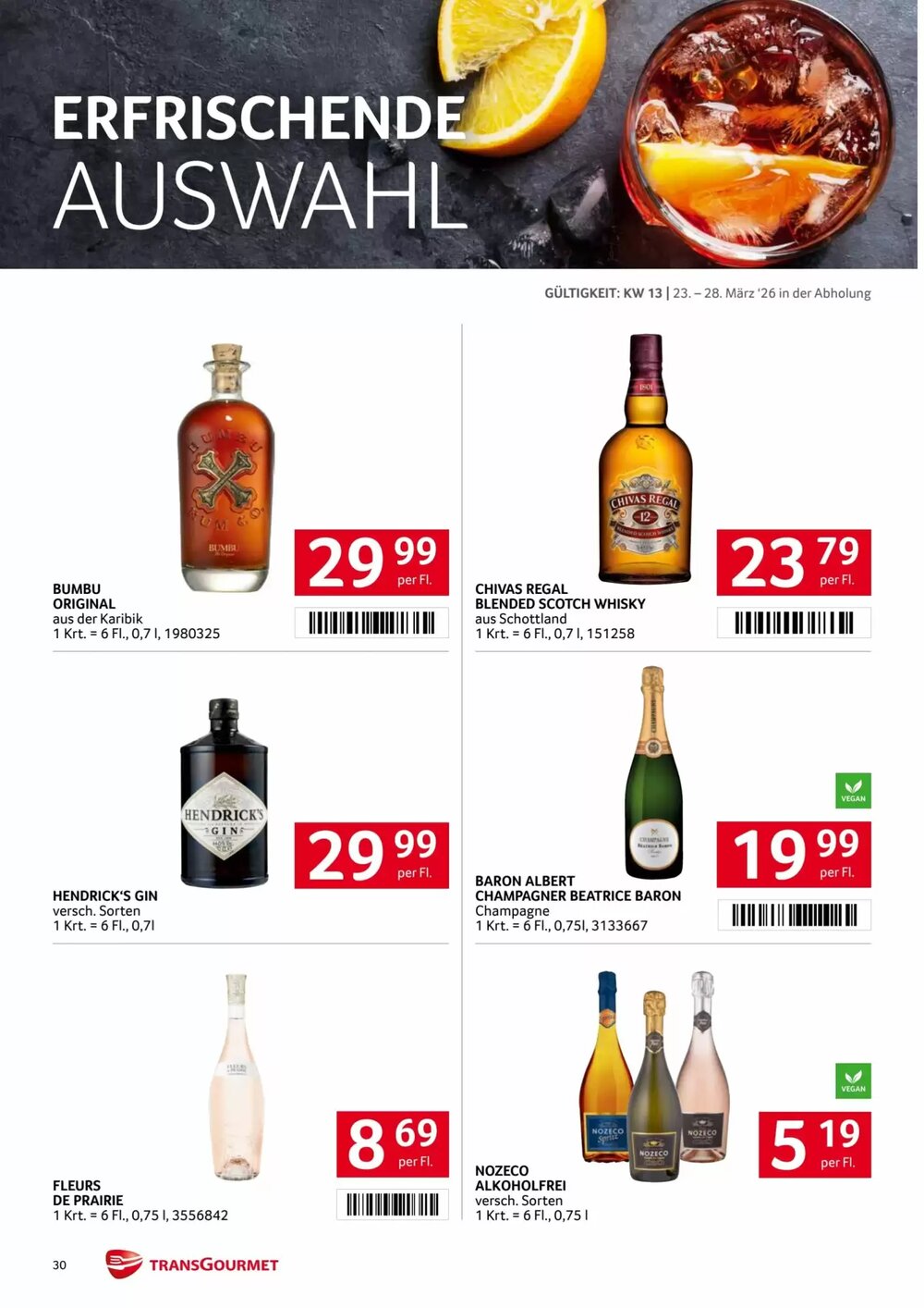 Transgourmet Flugblatt (ab 23.03.2026) - Angebote und Prospekt - Seite 30