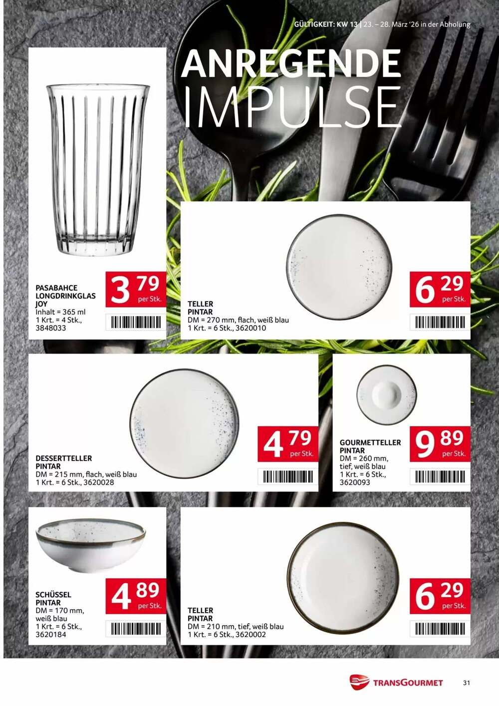 Transgourmet Flugblatt (ab 23.03.2026) - Angebote und Prospekt - Seite 31