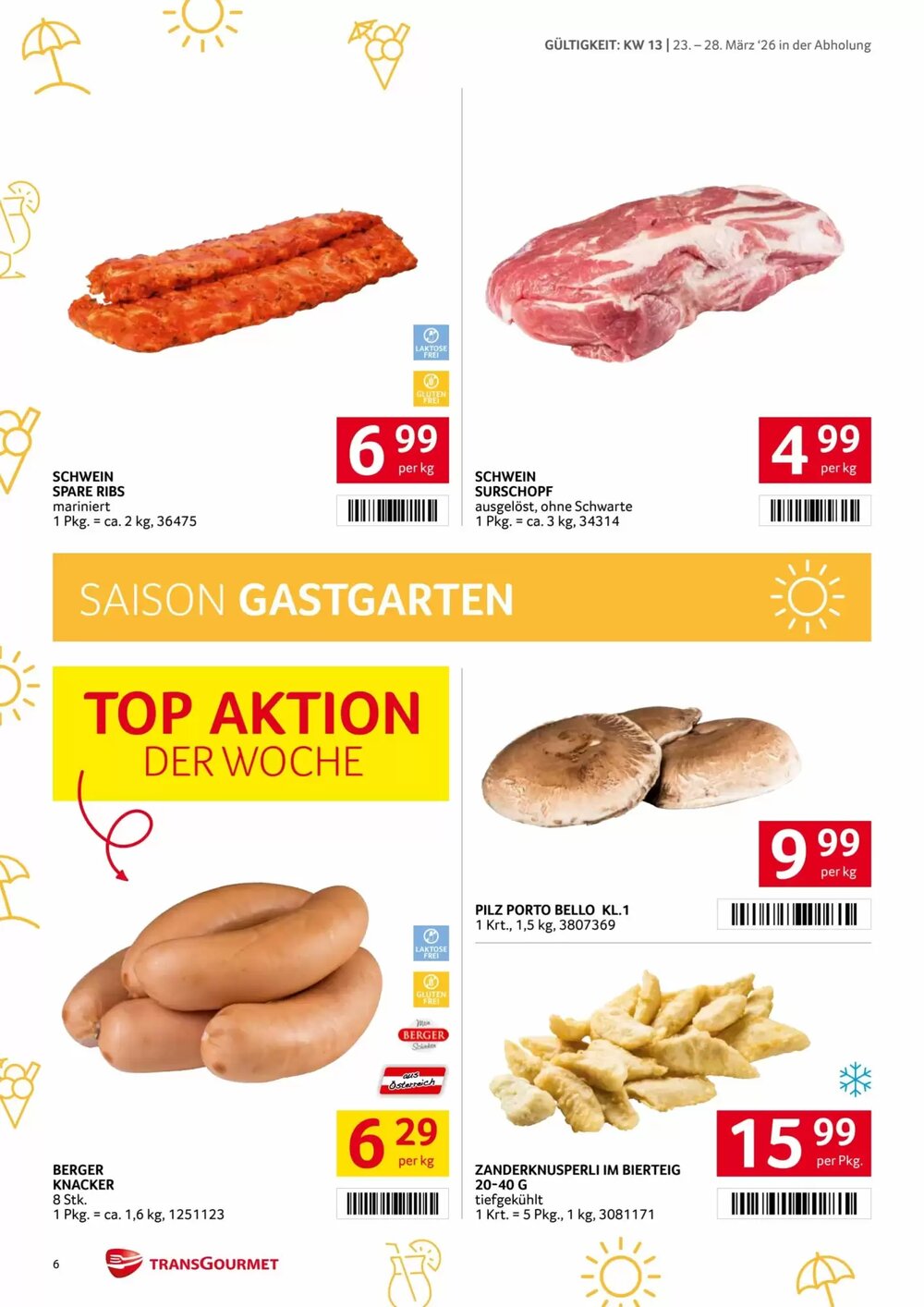 Transgourmet Flugblatt (ab 23.03.2026) - Angebote und Prospekt - Seite 6