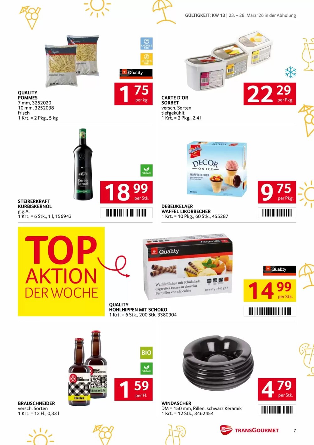 Transgourmet Flugblatt (ab 23.03.2026) - Angebote und Prospekt - Seite 7