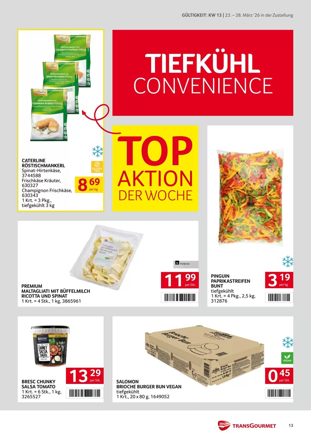 Transgourmet Flugblatt (ab 23.03.2026) - Angebote und Prospekt - Seite 13