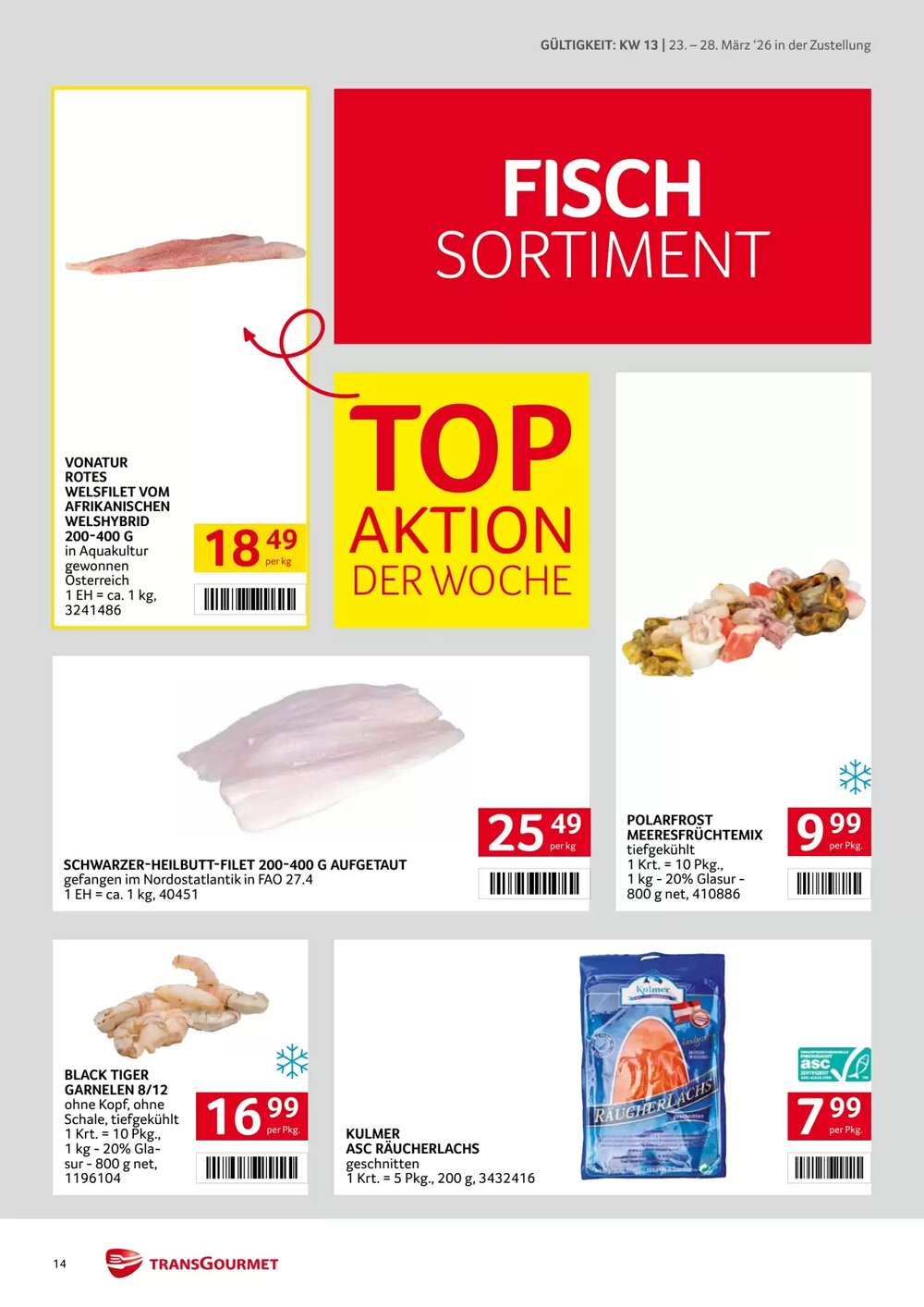 Transgourmet Flugblatt (ab 23.03.2026) - Angebote und Prospekt - Seite 14