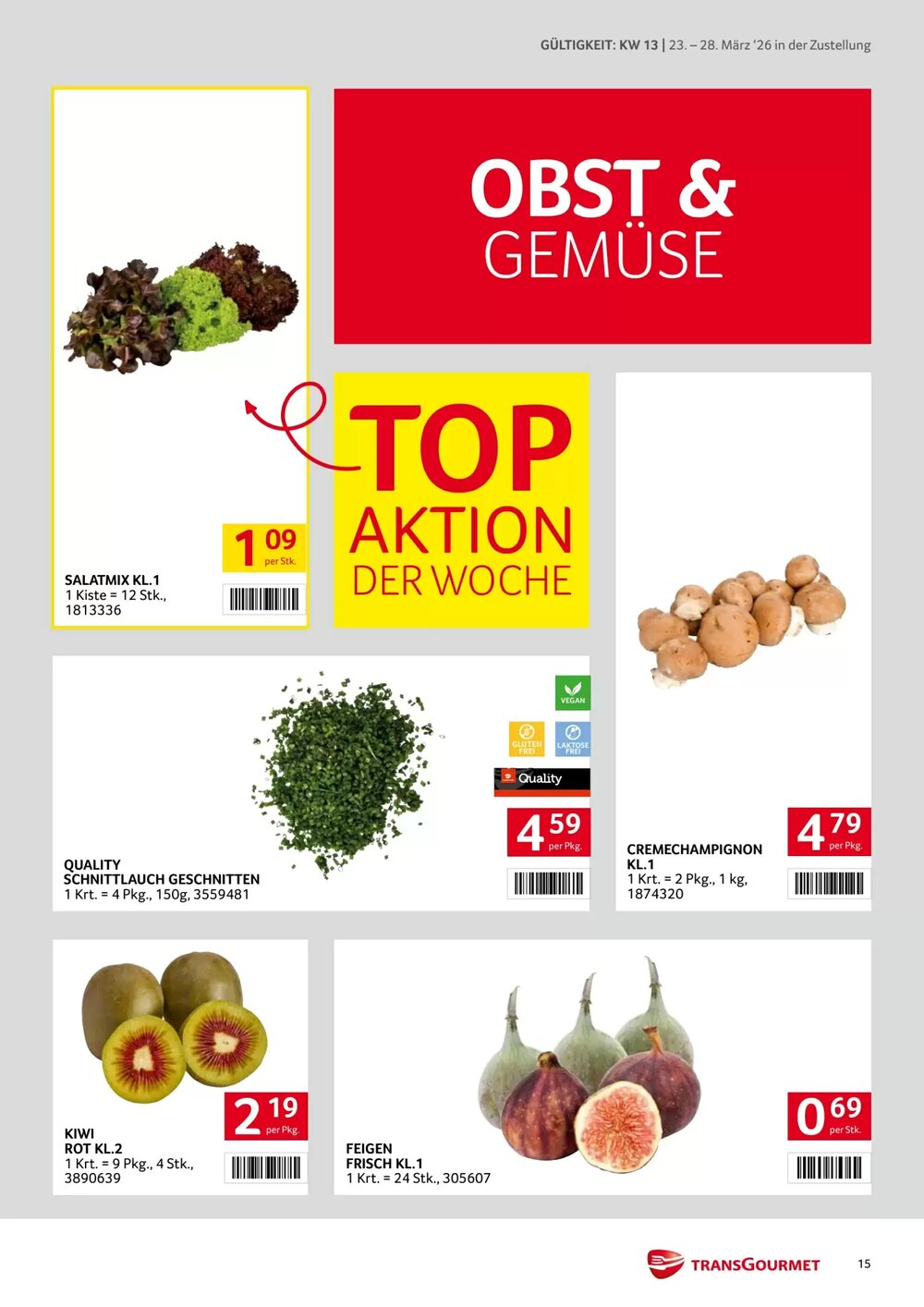 Transgourmet Flugblatt (ab 23.03.2026) - Angebote und Prospekt - Seite 15