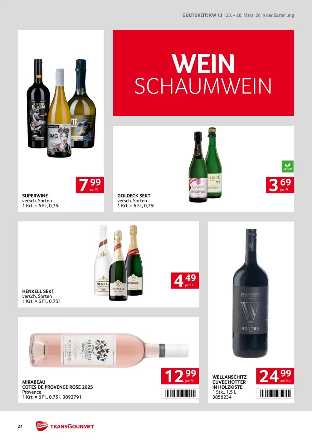 Transgourmet Flugblatt (ab 23.03.2026) - Angebote und Prospekt - Seite 24