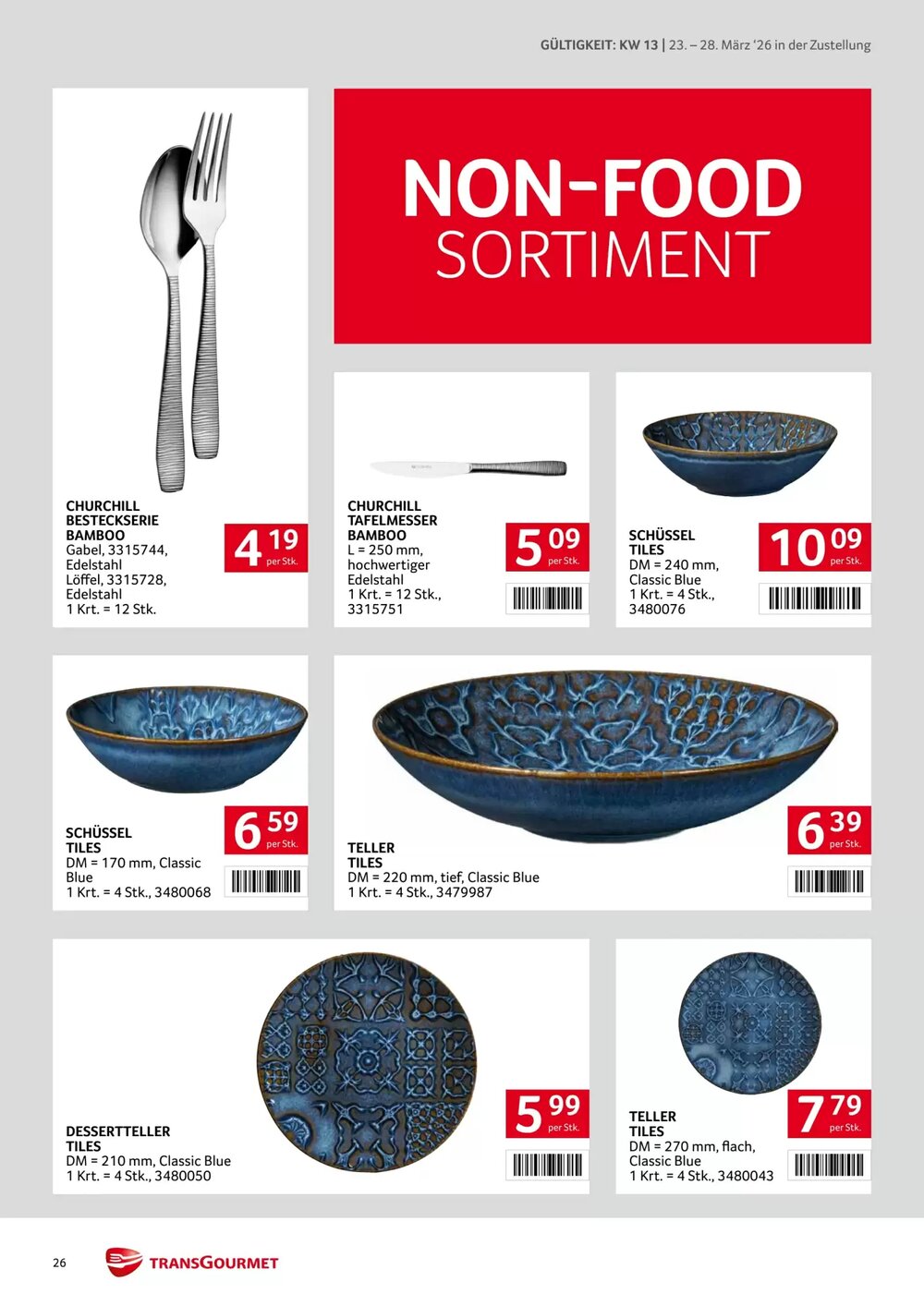 Transgourmet Flugblatt (ab 23.03.2026) - Angebote und Prospekt - Seite 26