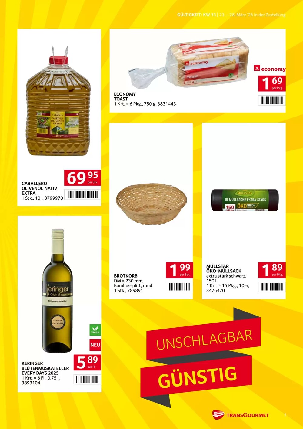 Transgourmet Flugblatt (ab 23.03.2026) - Angebote und Prospekt - Seite 5