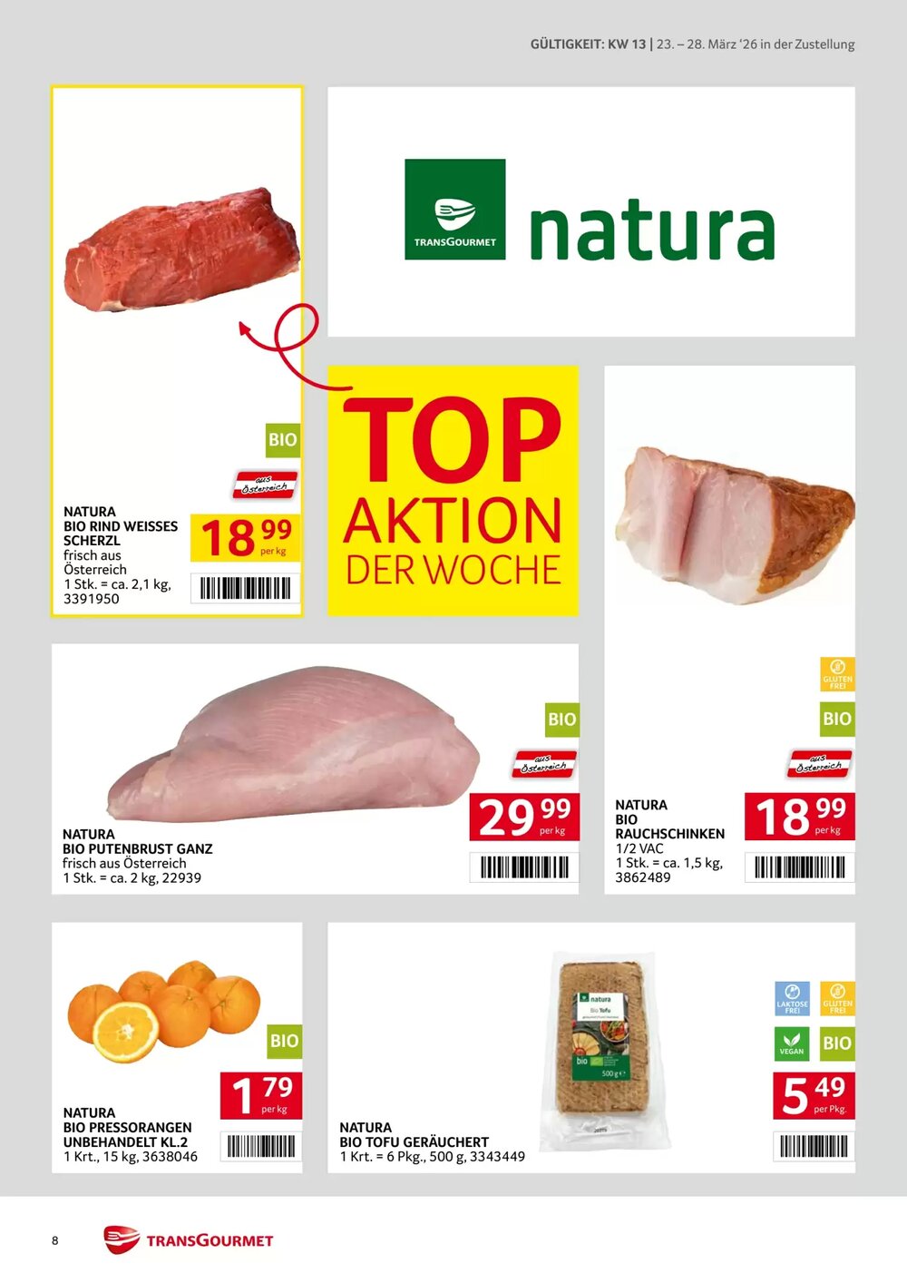 Transgourmet Flugblatt (ab 23.03.2026) - Angebote und Prospekt - Seite 8