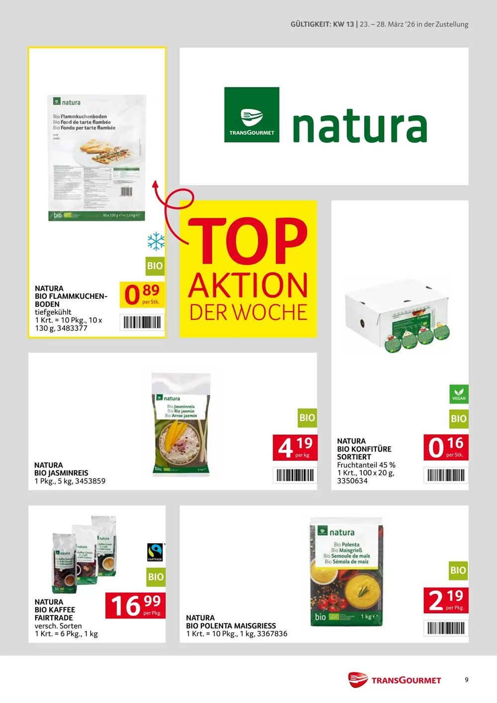 Transgourmet Flugblatt (ab 23.03.2026) - Angebote und Prospekt - Seite 9