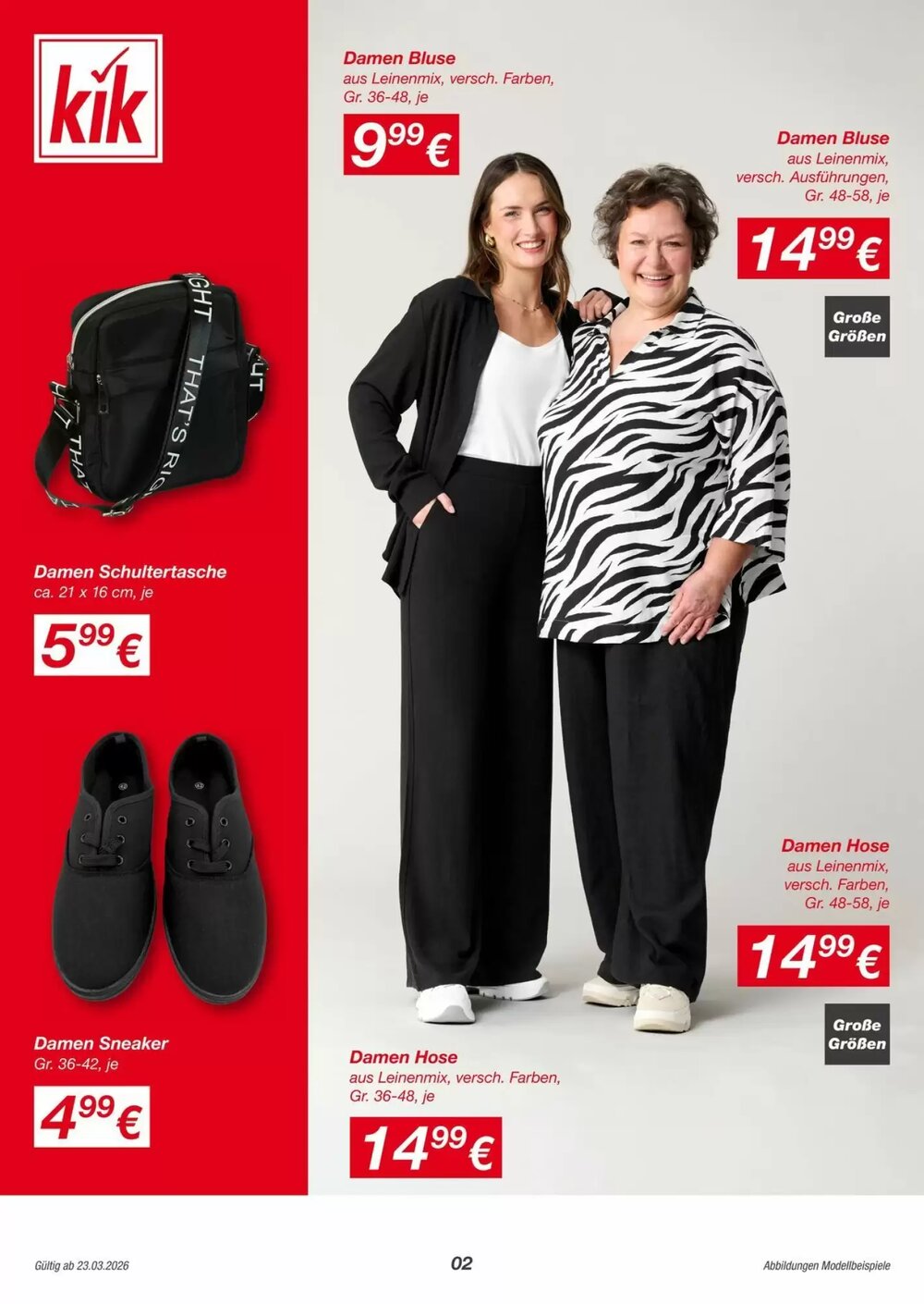 KiK Flugblatt (ab 23.03.2026) - Angebote und Prospekt - Seite 2