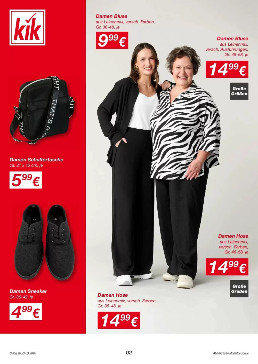 KiK Flugblatt (ab 23.03.2026) - Angebote und Prospekt - Seite 2