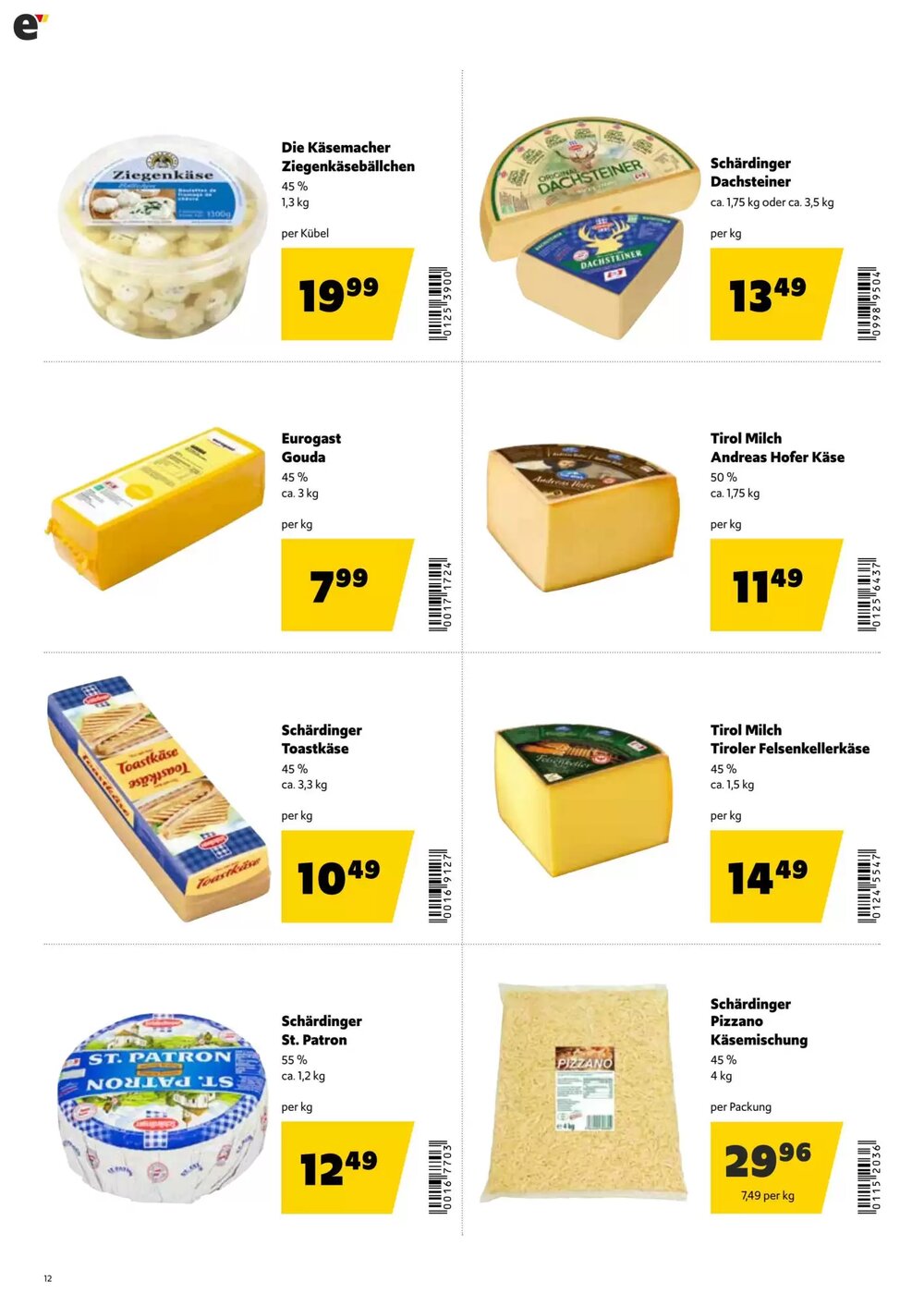 Eurogast Grissemann Flugblatt (ab 23.03.2026) - Angebote und Prospekt - Seite 12