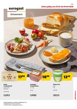 Eurogast Grissemann Flugblatt (ab 23.03.2026) - Angebote und Prospekt