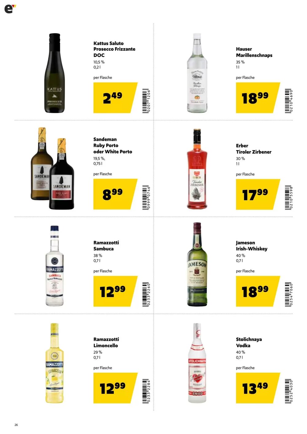 Eurogast Grissemann Flugblatt (ab 23.03.2026) - Angebote und Prospekt - Seite 26