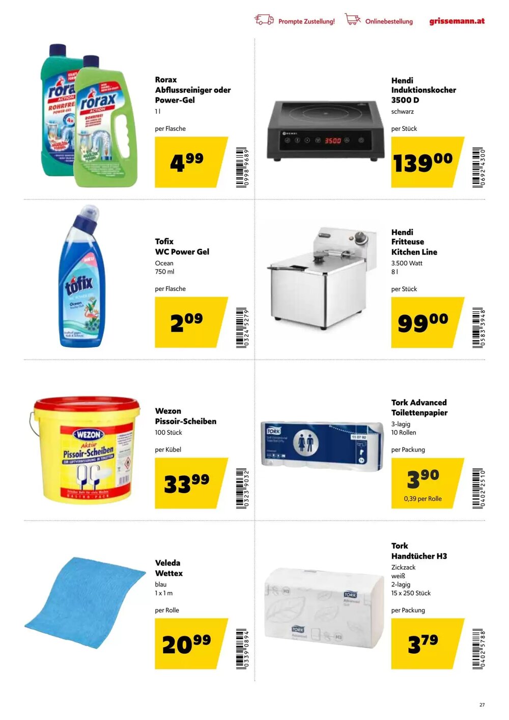 Eurogast Grissemann Flugblatt (ab 23.03.2026) - Angebote und Prospekt - Seite 27