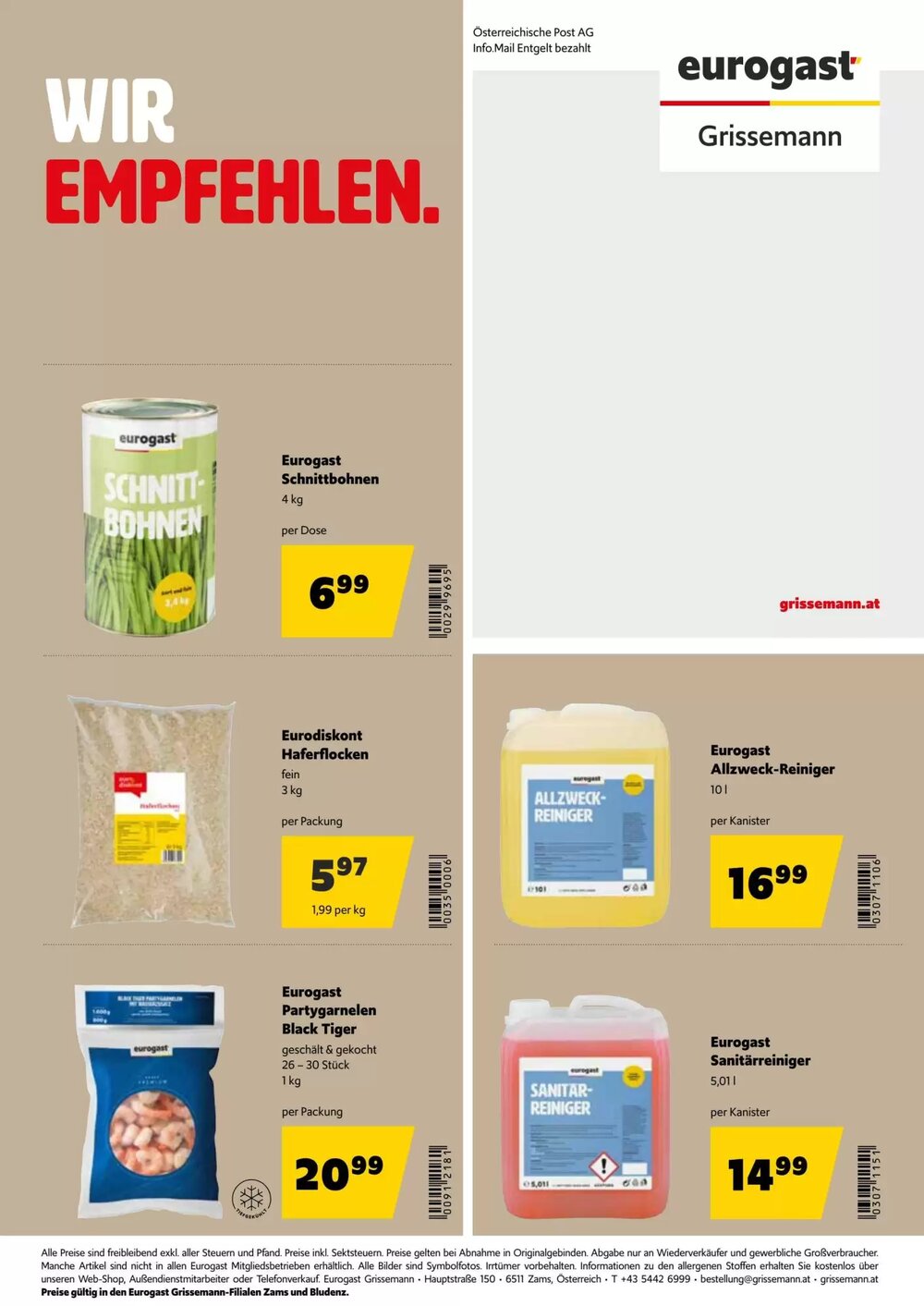 Eurogast Grissemann Flugblatt (ab 23.03.2026) - Angebote und Prospekt - Seite 28