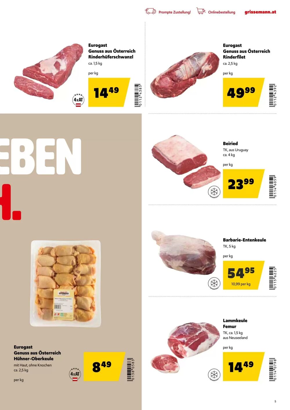 Eurogast Grissemann Flugblatt (ab 23.03.2026) - Angebote und Prospekt - Seite 5