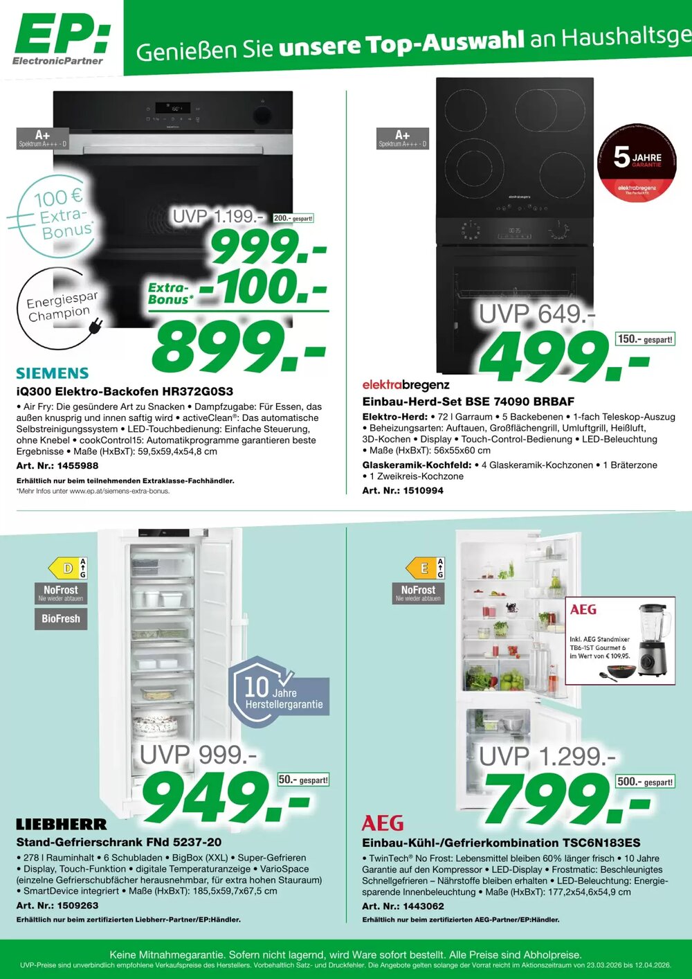 EP Flugblatt (ab 23.03.2026) - Angebote und Prospekt - Seite 6