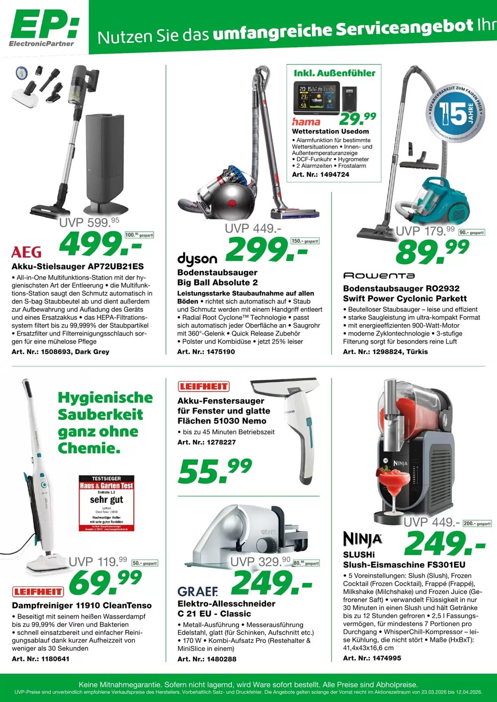 EP Flugblatt (ab 23.03.2026) - Angebote und Prospekt - Seite 8