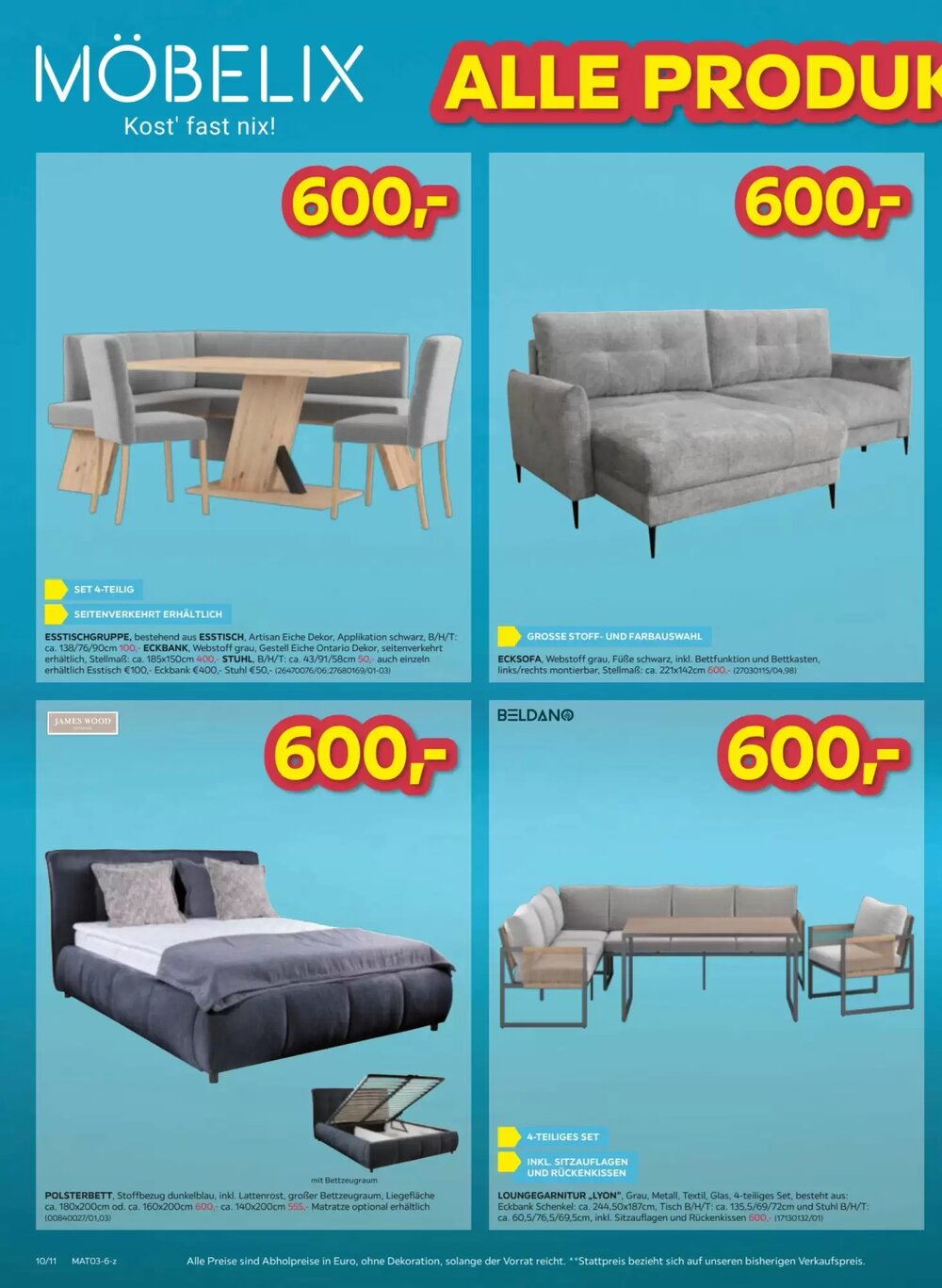 Möbelix Flugblatt (ab 24.03.2026) - Angebote und Prospekt - Seite 10