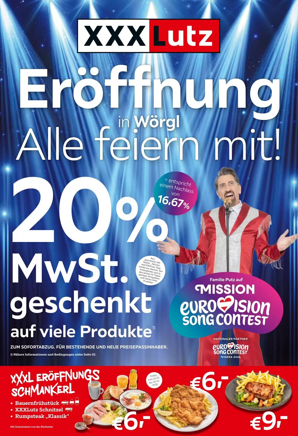 XXXLutz Flugblatt (ab 24.03.2026) - Angebote und Prospekt - Seite 1