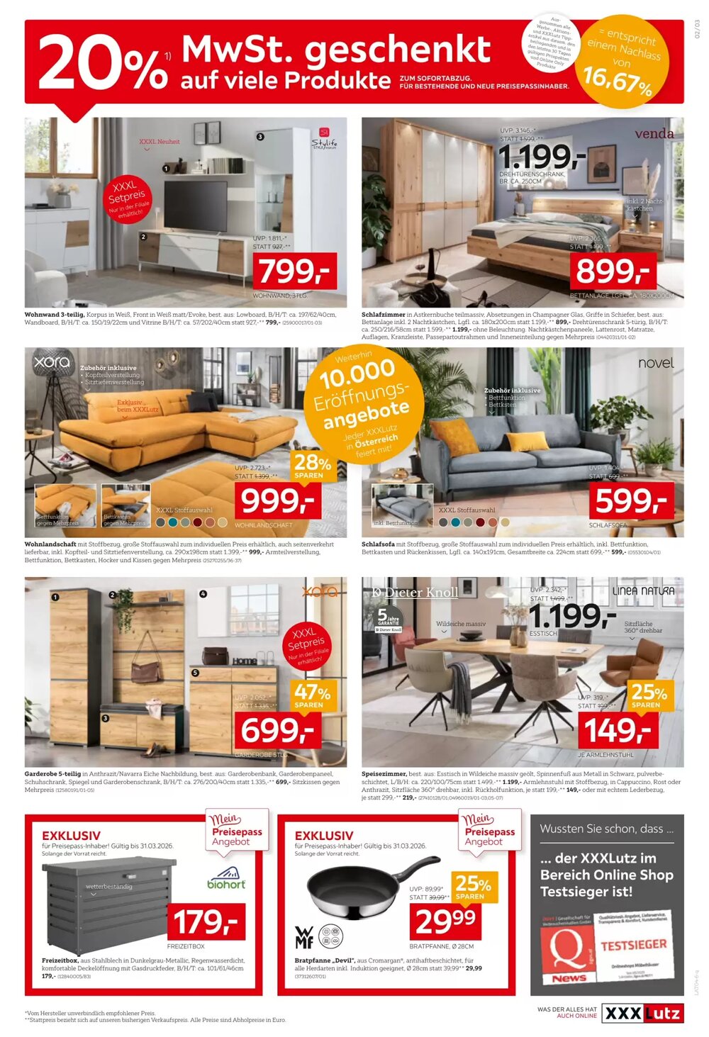 XXXLutz Flugblatt (ab 24.03.2026) - Angebote und Prospekt - Seite 3