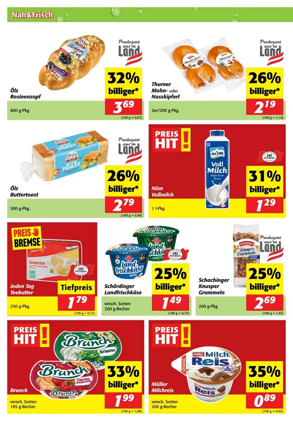 Nah&Frisch Flugblatt (ab 25.03.2026) - Angebote und Prospekt - Seite 2