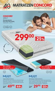Matratzen Concord Flugblatt (ab 25.03.2026) - Angebote und Prospekt