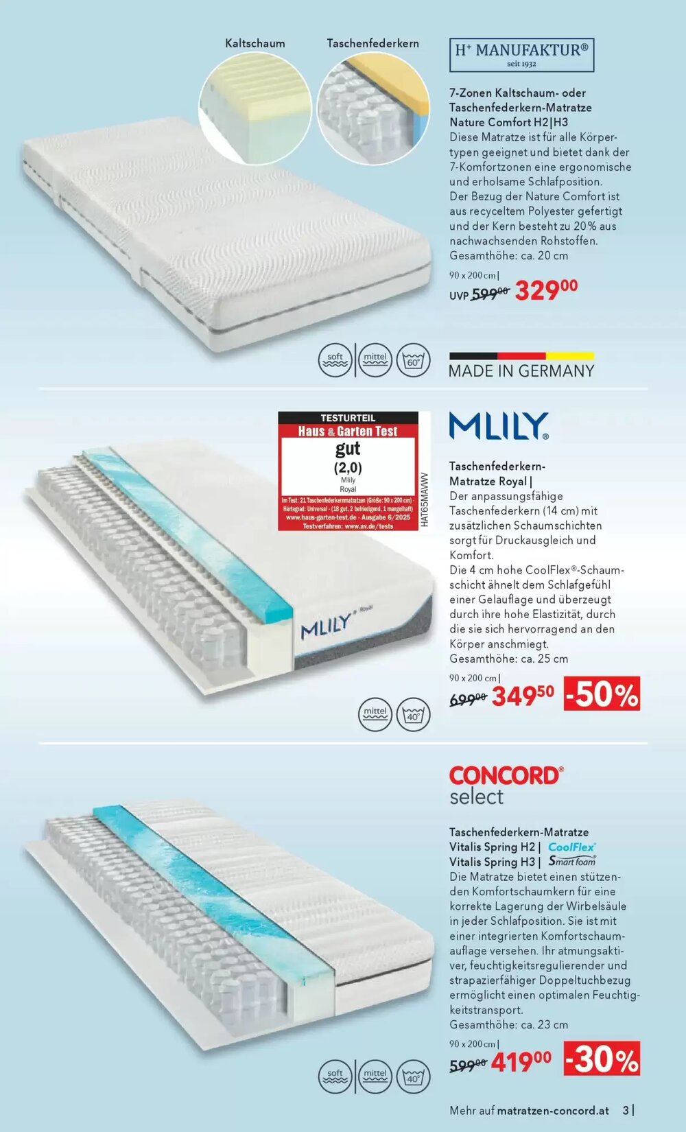 Matratzen Concord Flugblatt (ab 25.03.2026) - Angebote und Prospekt - Seite 3