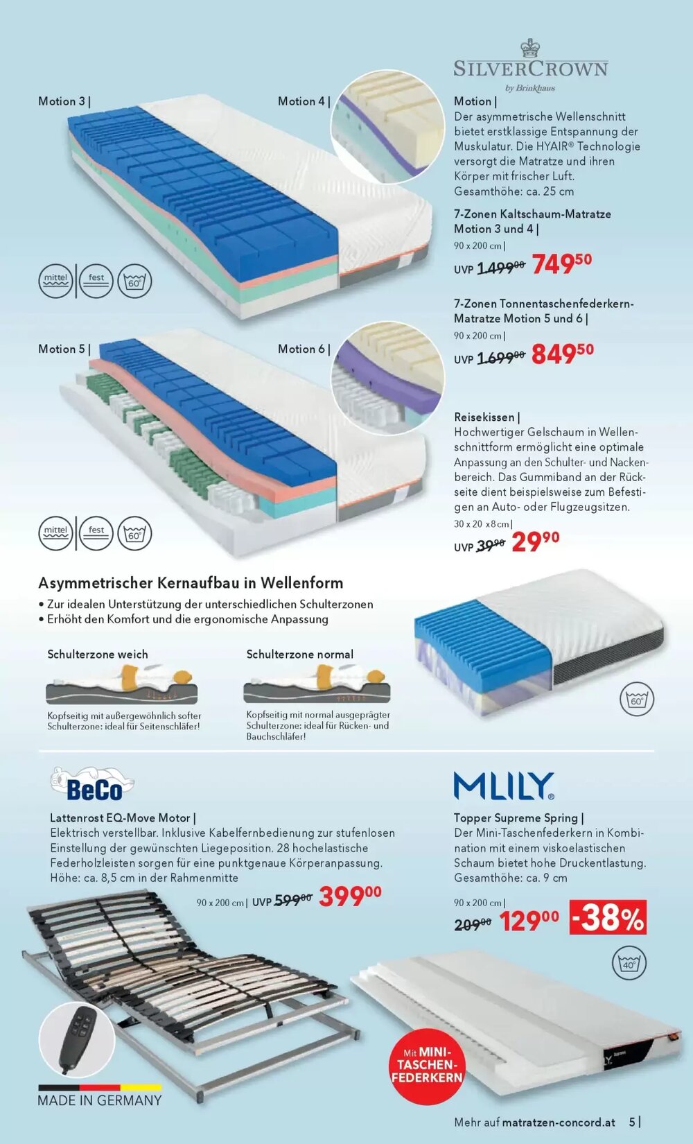 Matratzen Concord Flugblatt (ab 25.03.2026) - Angebote und Prospekt - Seite 5
