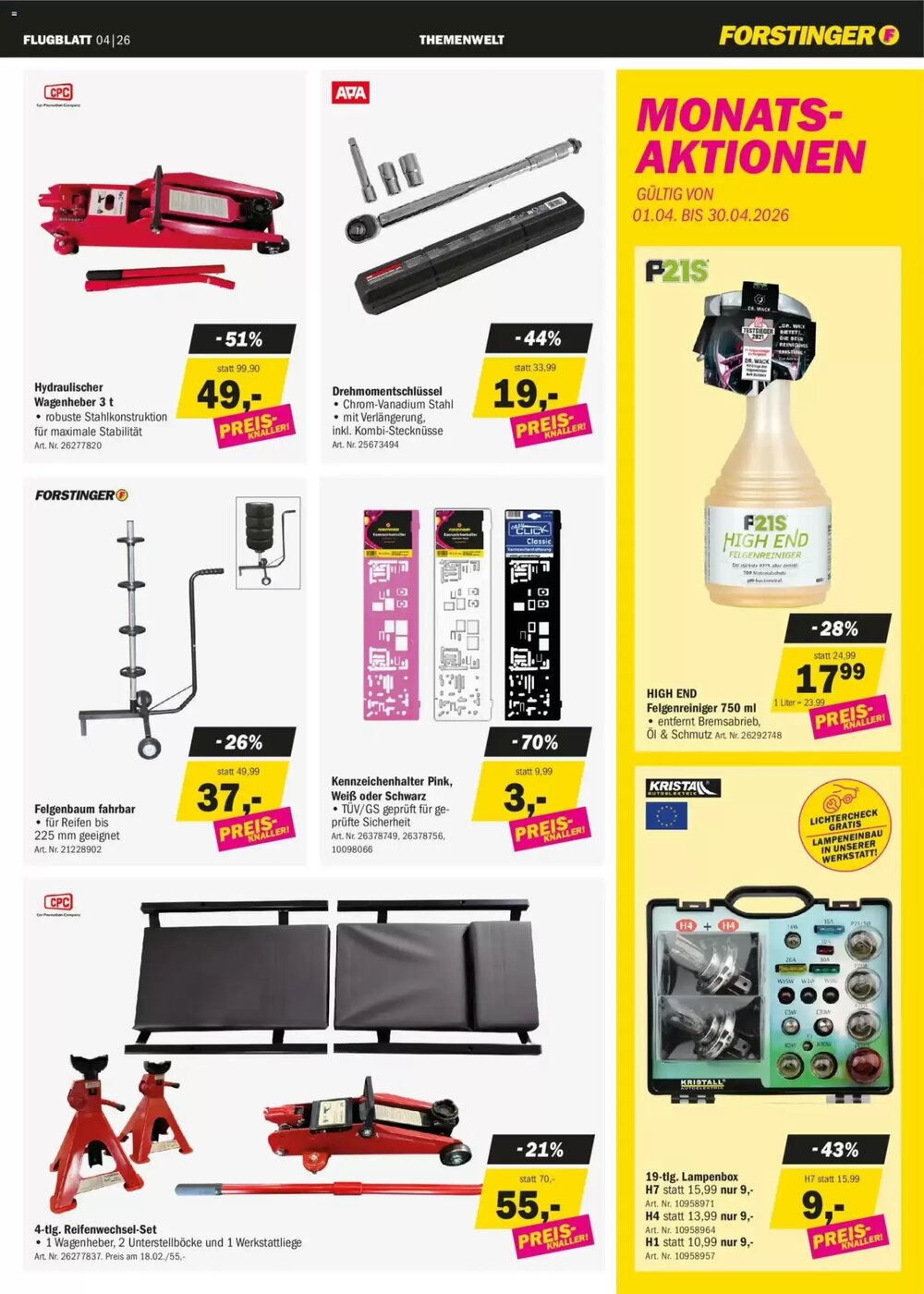 Forstinger Flugblatt (ab 25.03.2026) - Angebote und Prospekt - Seite 3