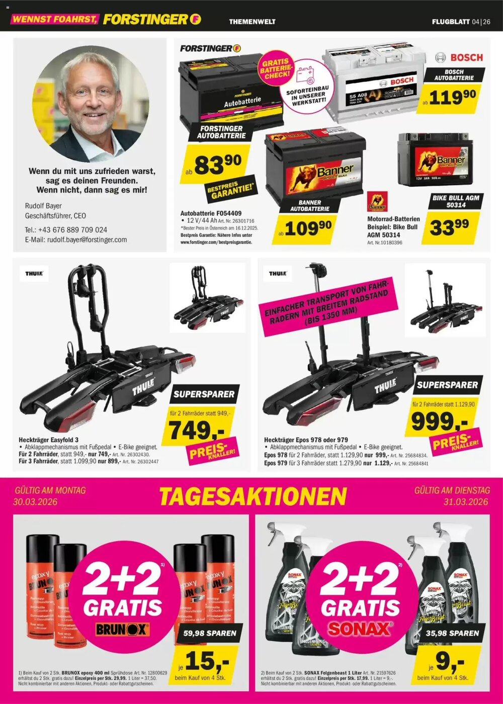 Forstinger Flugblatt (ab 25.03.2026) - Angebote und Prospekt - Seite 6