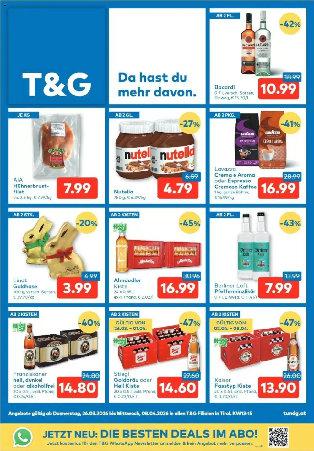 T&G Flugblatt (ab 26.03.2026) - Angebote und Prospekt - Seite 1