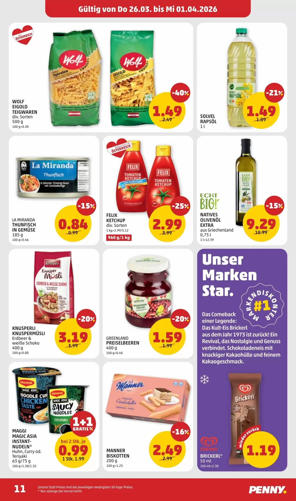 PENNY Flugblatt (ab 26.03.2026) - Angebote und Prospekt - Seite 11