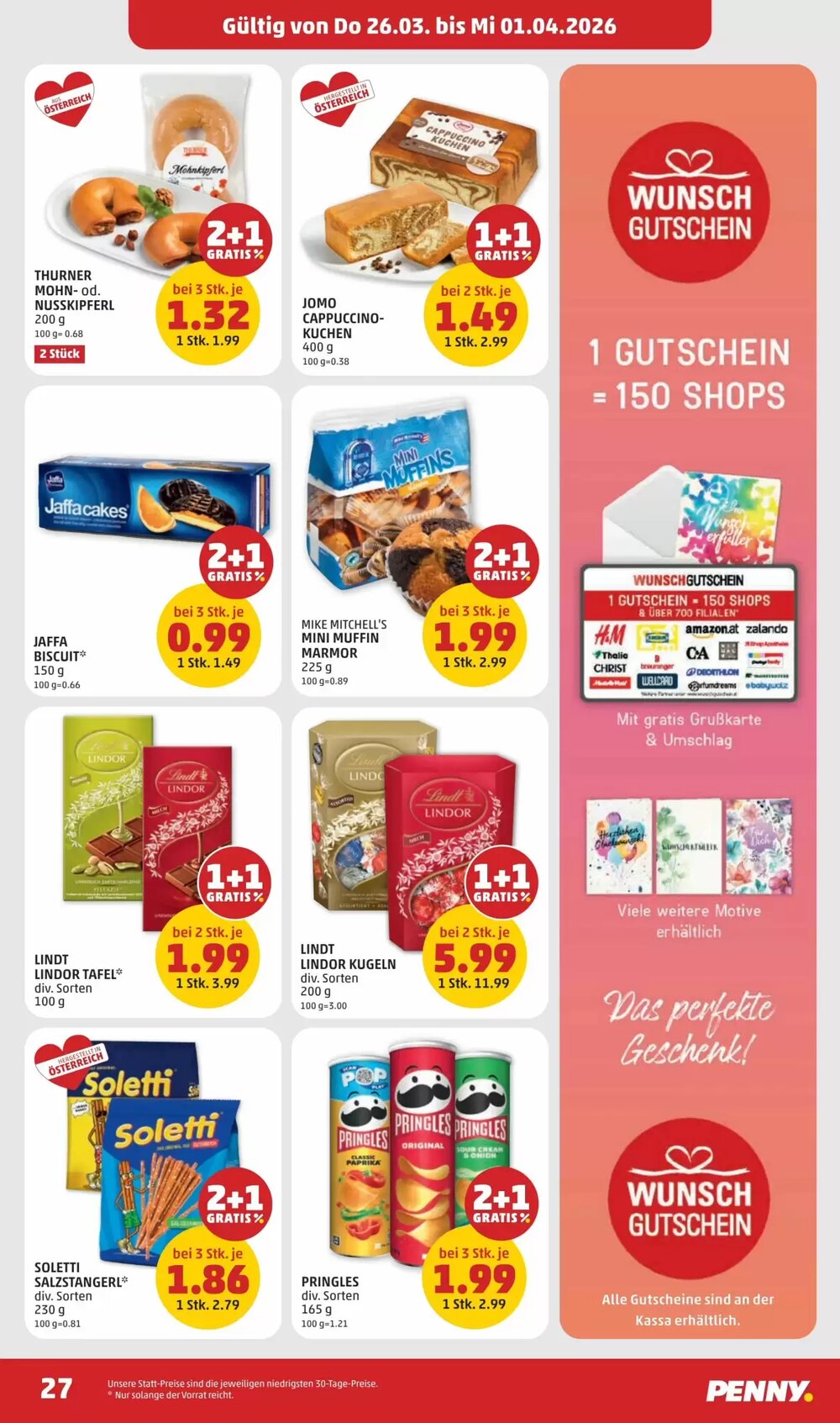 PENNY Flugblatt (ab 26.03.2026) - Angebote und Prospekt - Seite 27