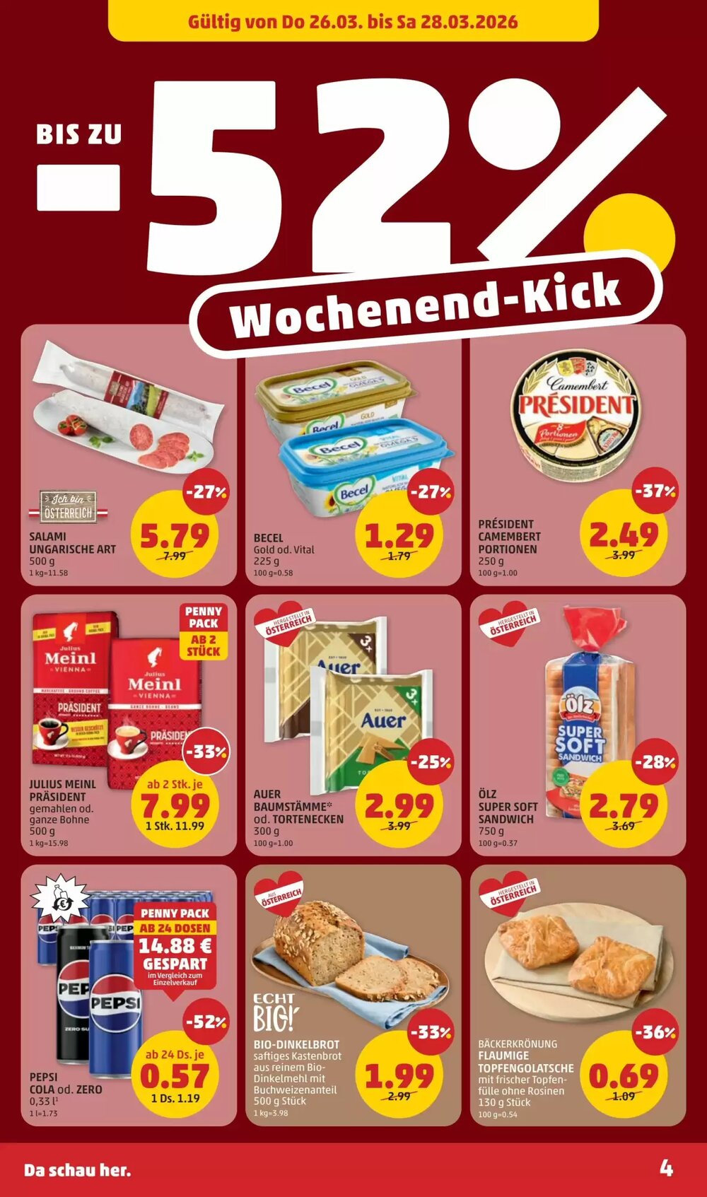 PENNY Flugblatt (ab 26.03.2026) - Angebote und Prospekt - Seite 4