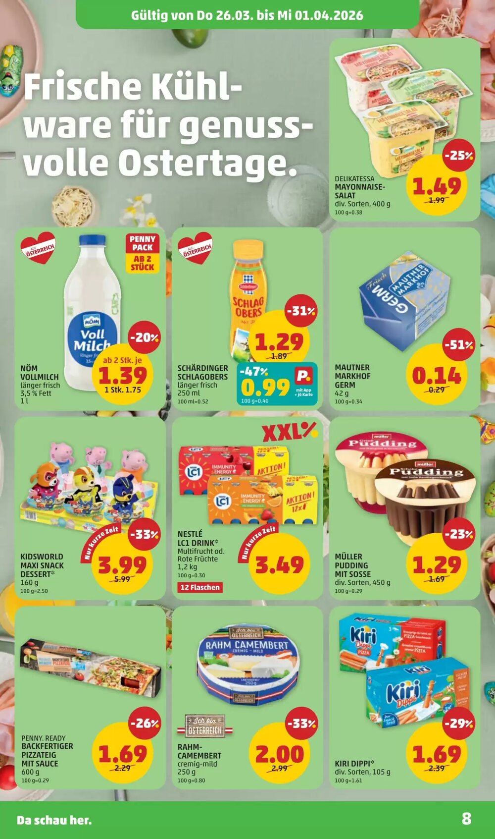PENNY Flugblatt (ab 26.03.2026) - Angebote und Prospekt - Seite 8