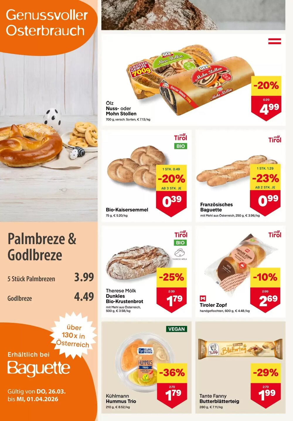 MPreis Flugblatt (ab 26.03.2026) - Angebote und Prospekt - Seite 4