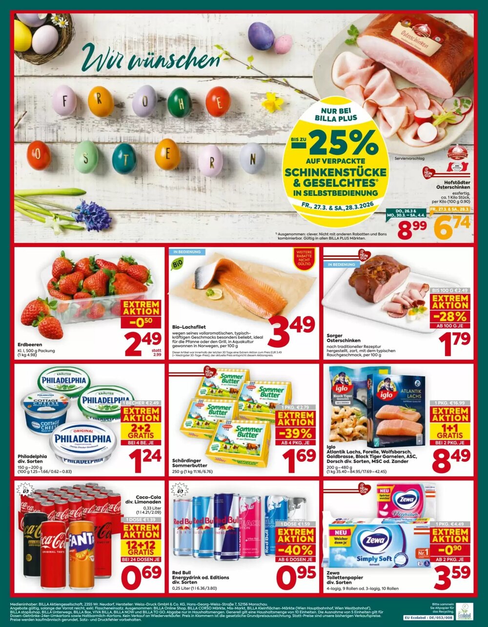 Billa Flugblatt (ab 26.03.2026) - Angebote und Prospekt - Seite 20