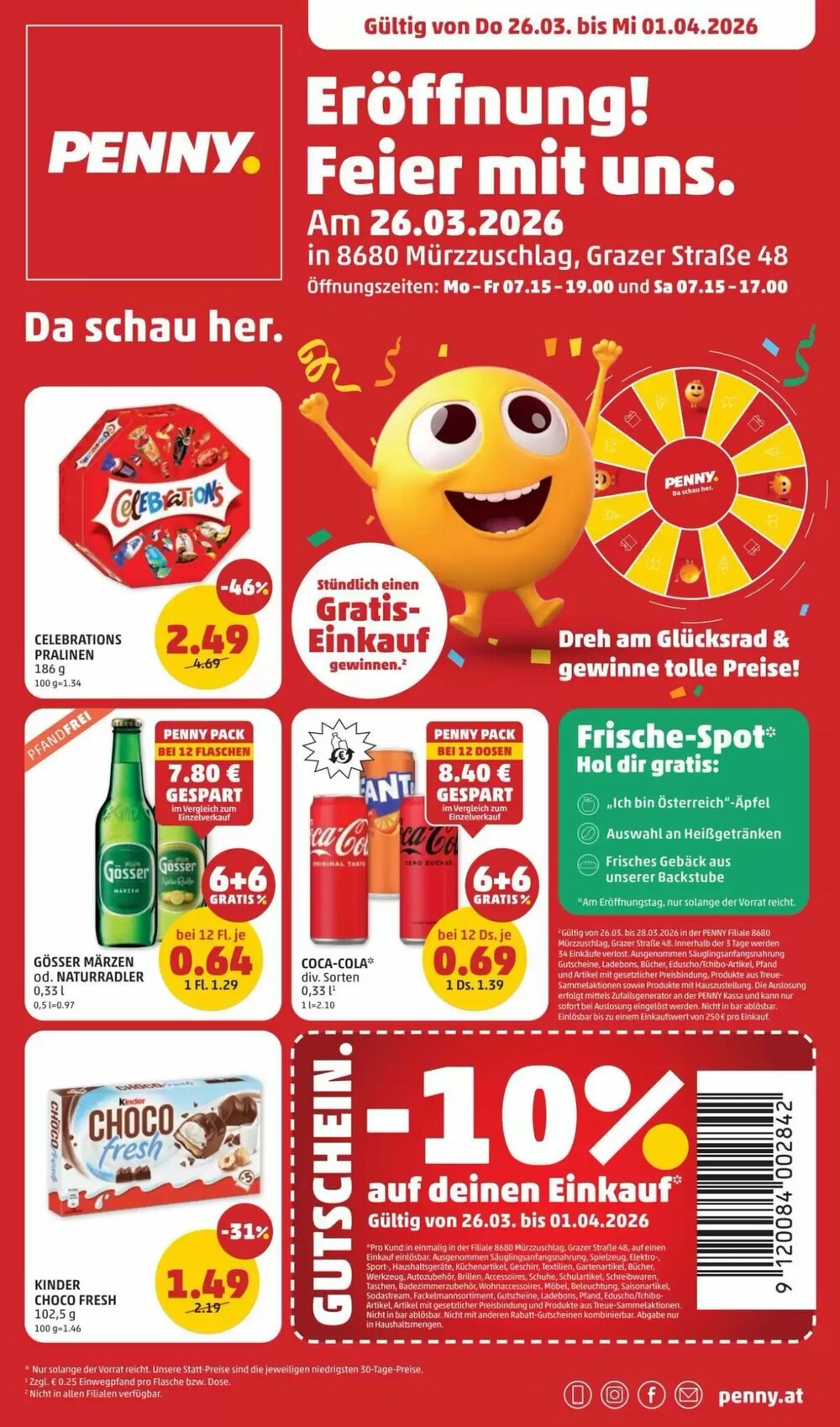 PENNY Flugblatt (ab 26.03.2026) - Angebote und Prospekt - Seite 1