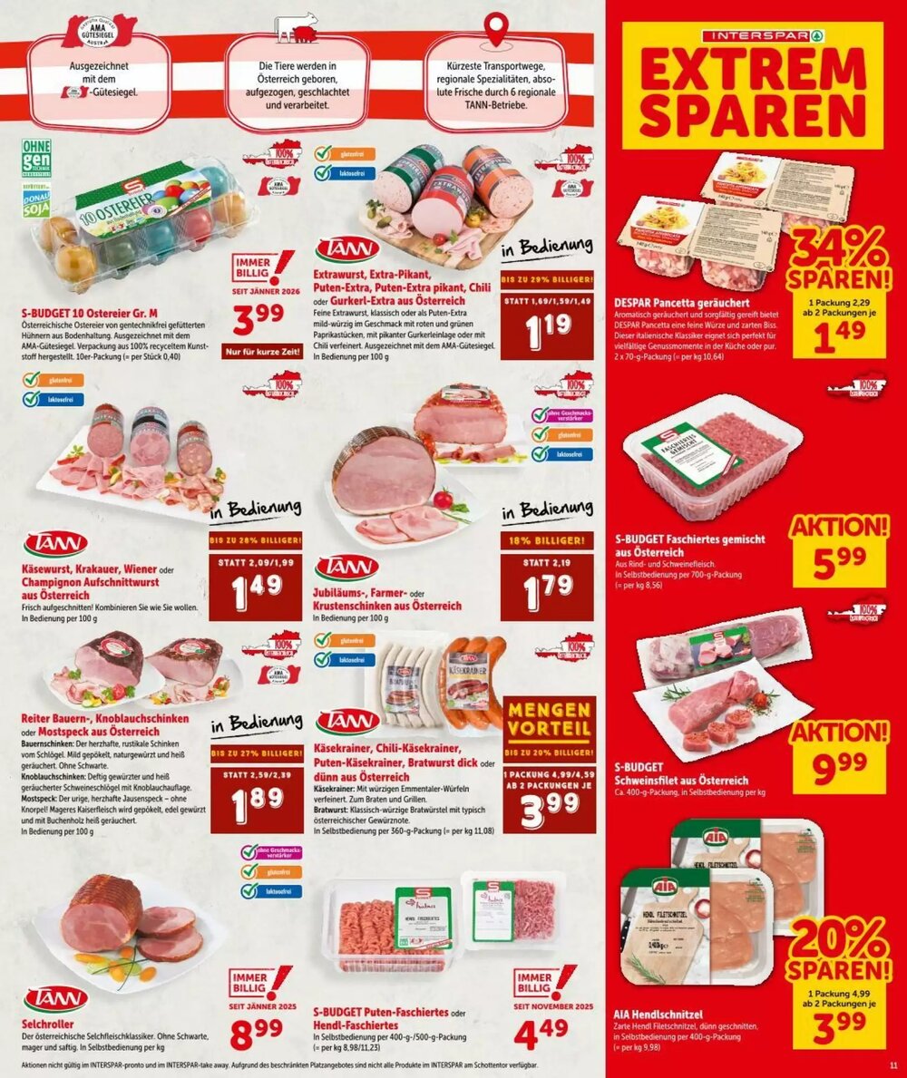 Interspar Flugblatt (ab 26.03.2026) - Angebote und Prospekt - Seite 11