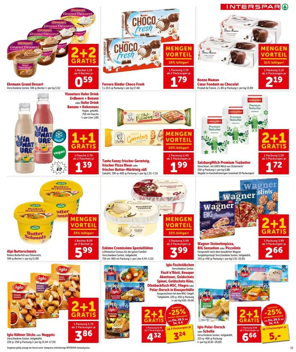 Interspar Flugblatt (ab 26.03.2026) - Angebote und Prospekt - Seite 13