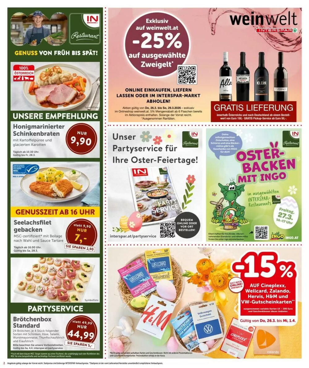 Interspar Flugblatt (ab 26.03.2026) - Angebote und Prospekt - Seite 2