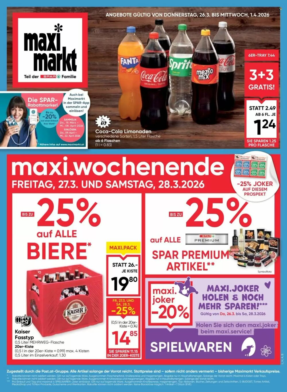 Maximarkt Flugblatt (ab 26.03.2026) - Angebote und Prospekt - Seite 1