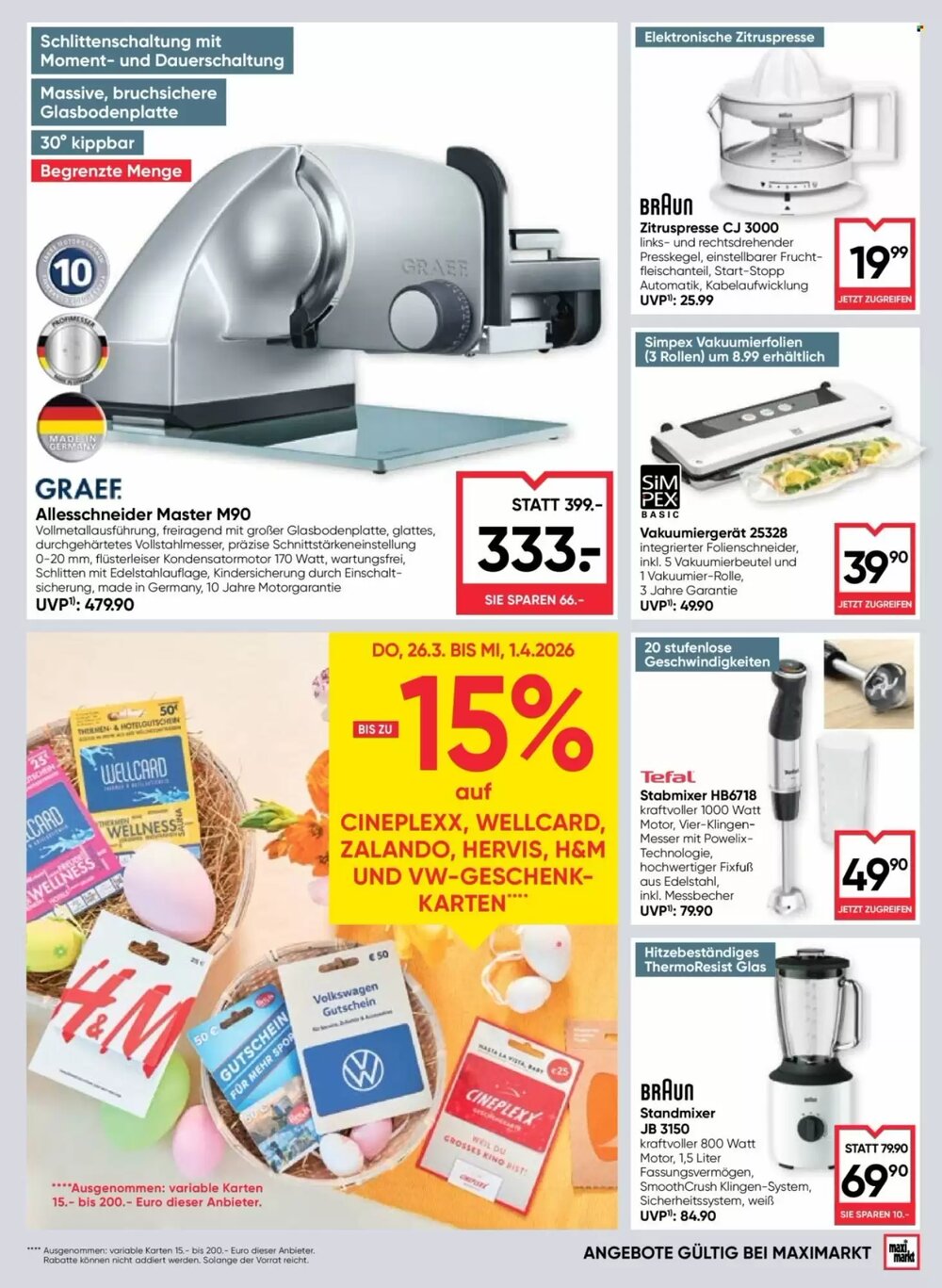 Maximarkt Flugblatt (ab 26.03.2026) - Angebote und Prospekt - Seite 19