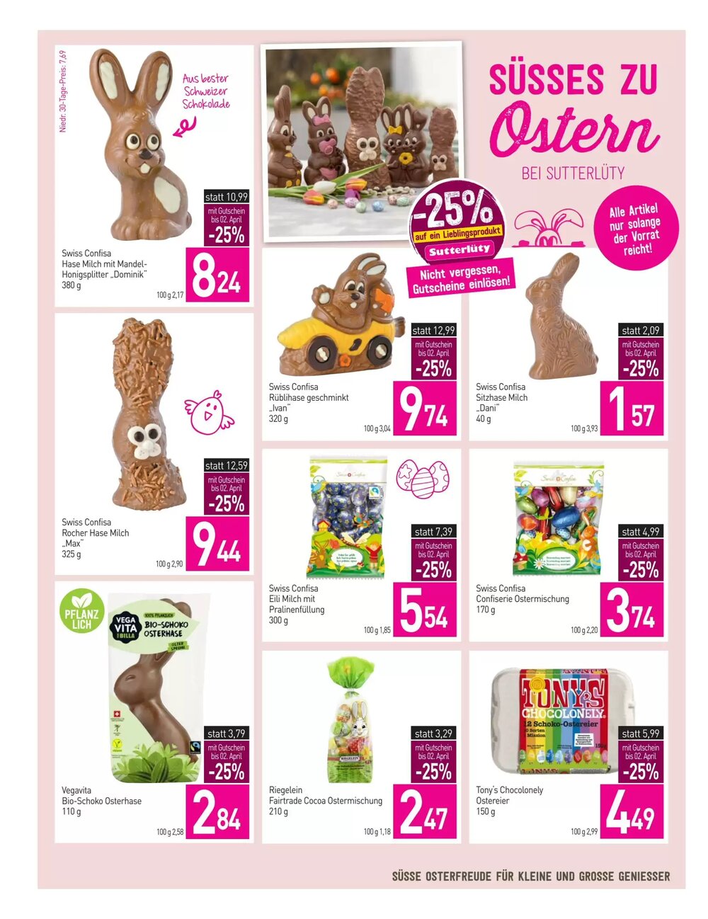 Sutterlüty Flugblatt (ab 26.03.2026) - Angebote und Prospekt - Seite 14