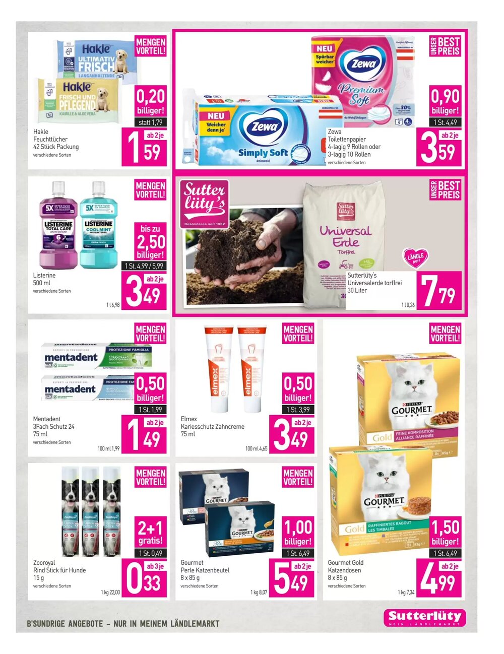 Sutterlüty Flugblatt (ab 26.03.2026) - Angebote und Prospekt - Seite 23
